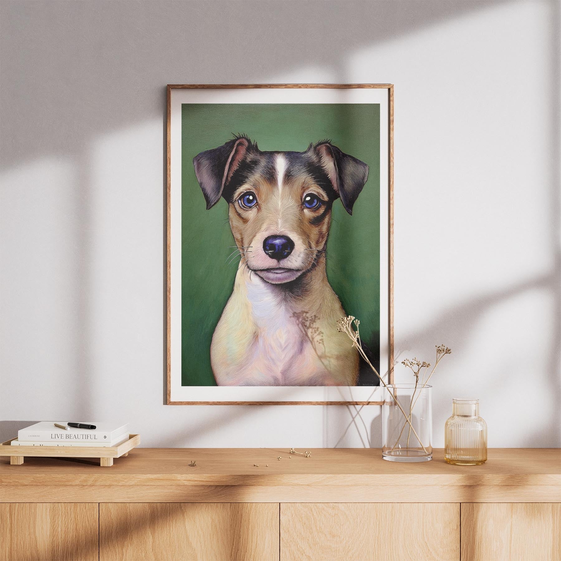 Jack Russell Green Painted Series image 8