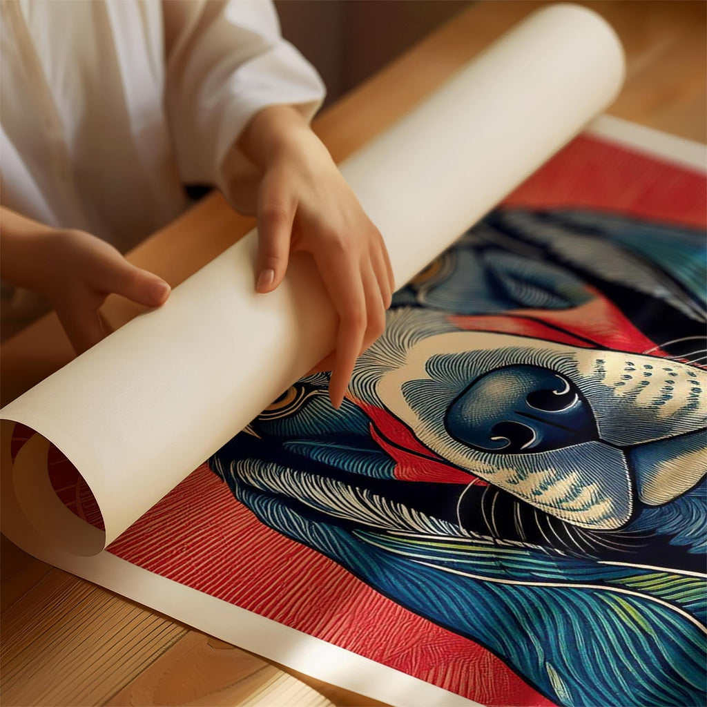 Bloodhound Hokusai Japanese Inspired Dog Series 2 image 1