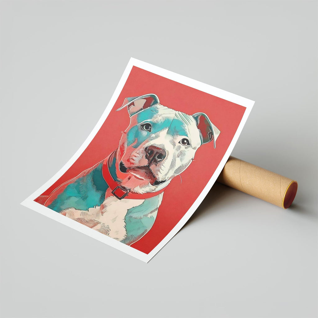 Staffordshire Bull Terrier Red Dog Series image 6