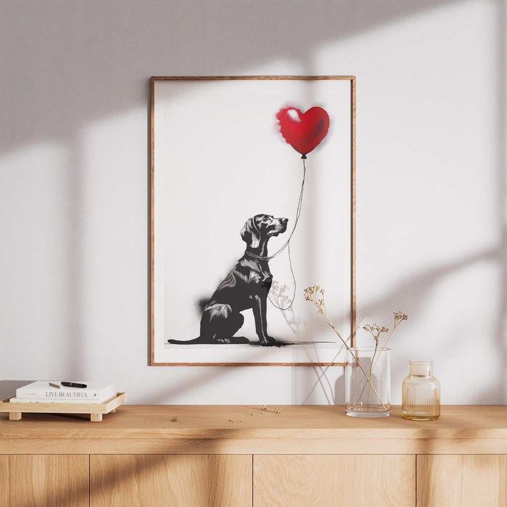 Hungarian Vizsla DOGSY Series inspired by the Art of Banksy image 8