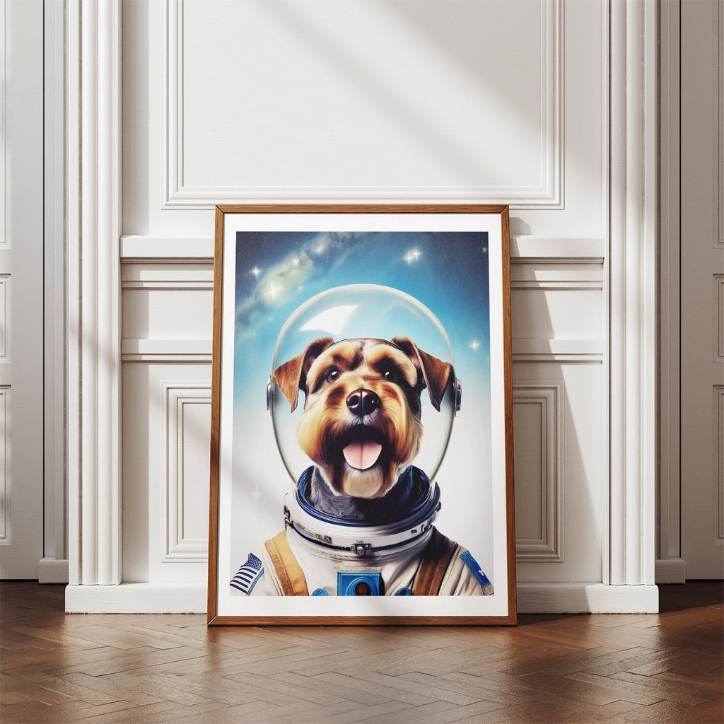 Schnauzer Astronaut Dog Series image 4