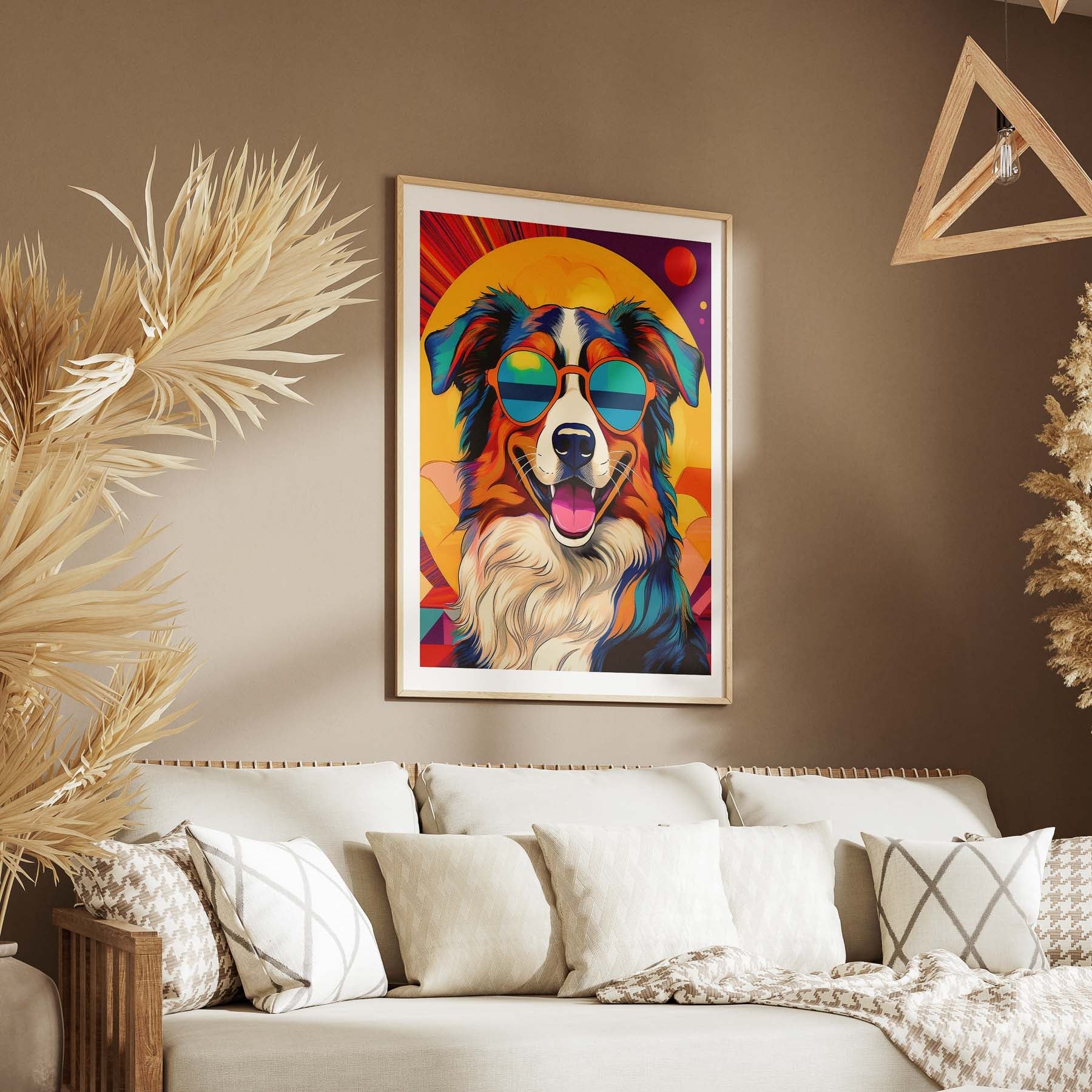 Australian Shepherd In Colourful Sunnies 1 image 5