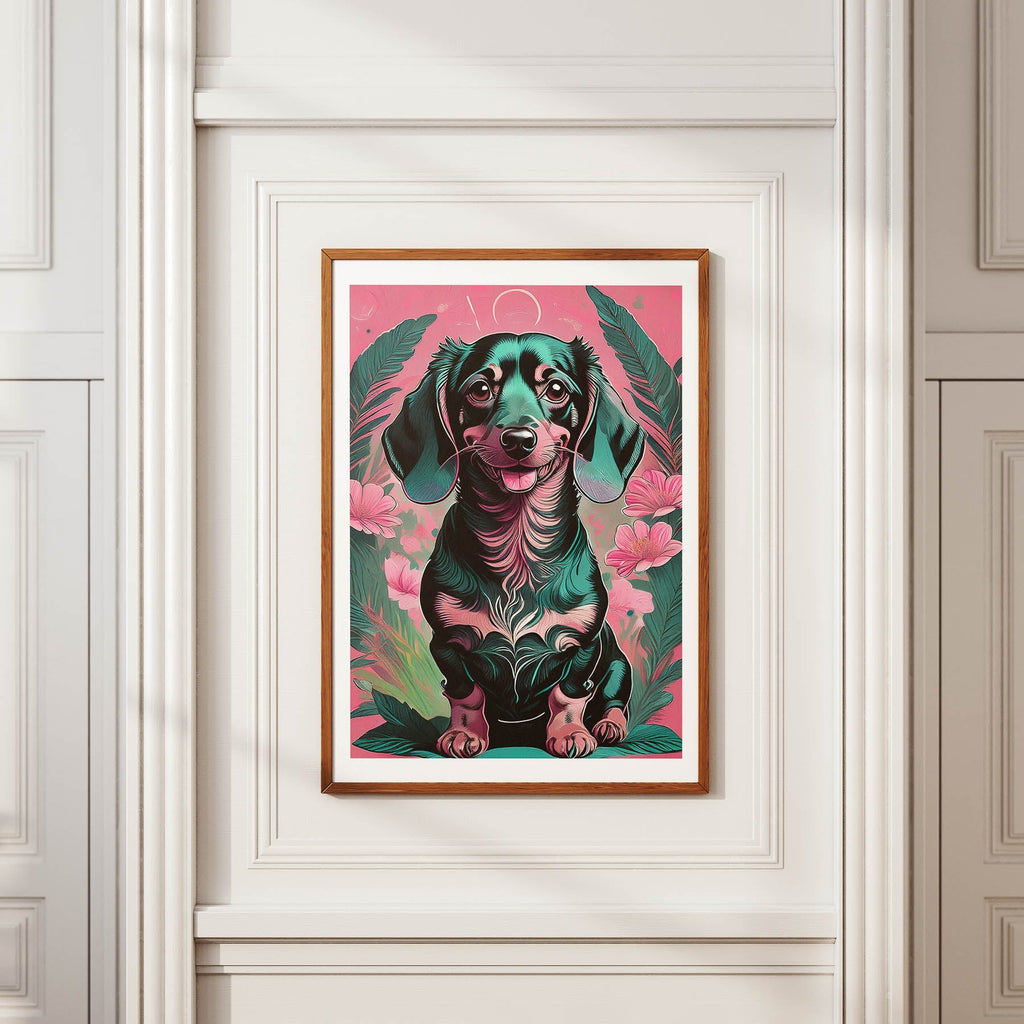Dachshund Flowery Dog image 3