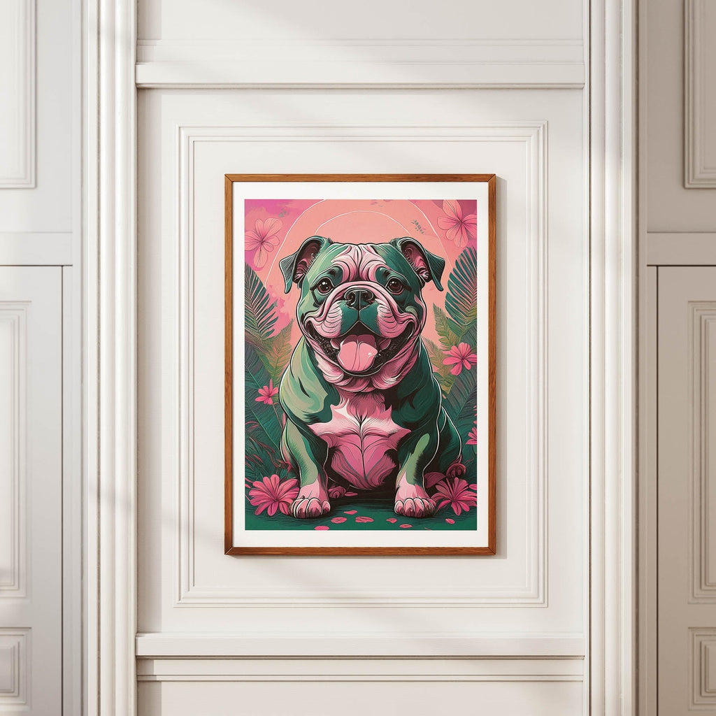 Bulldog Flowery Dog image 3