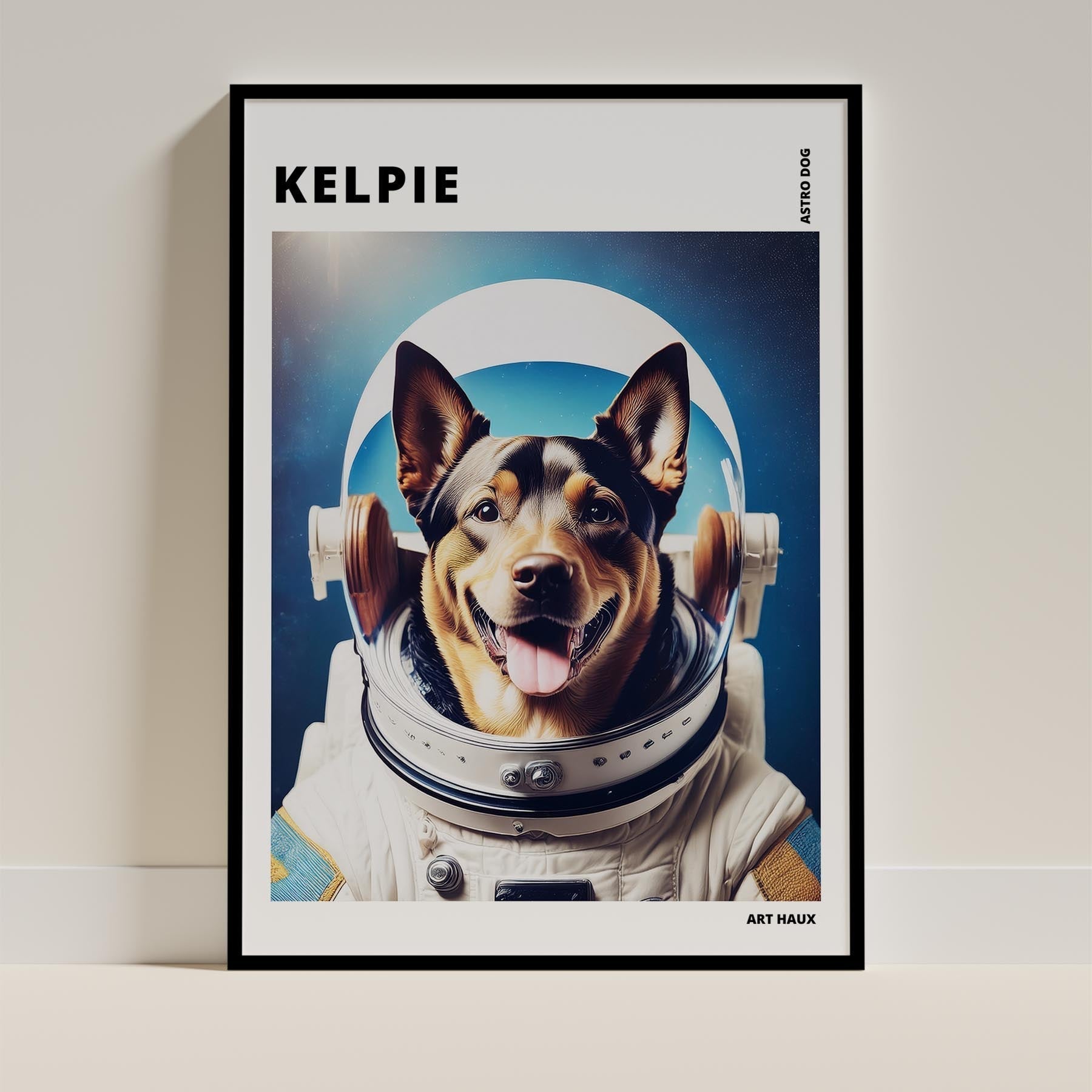 Australian Kelpie Dog Art Print Unframed Vol 2 | 7 Unique Designs | Wall Art Gift for Dog Lovers - Image 2 | Dogsy & Co