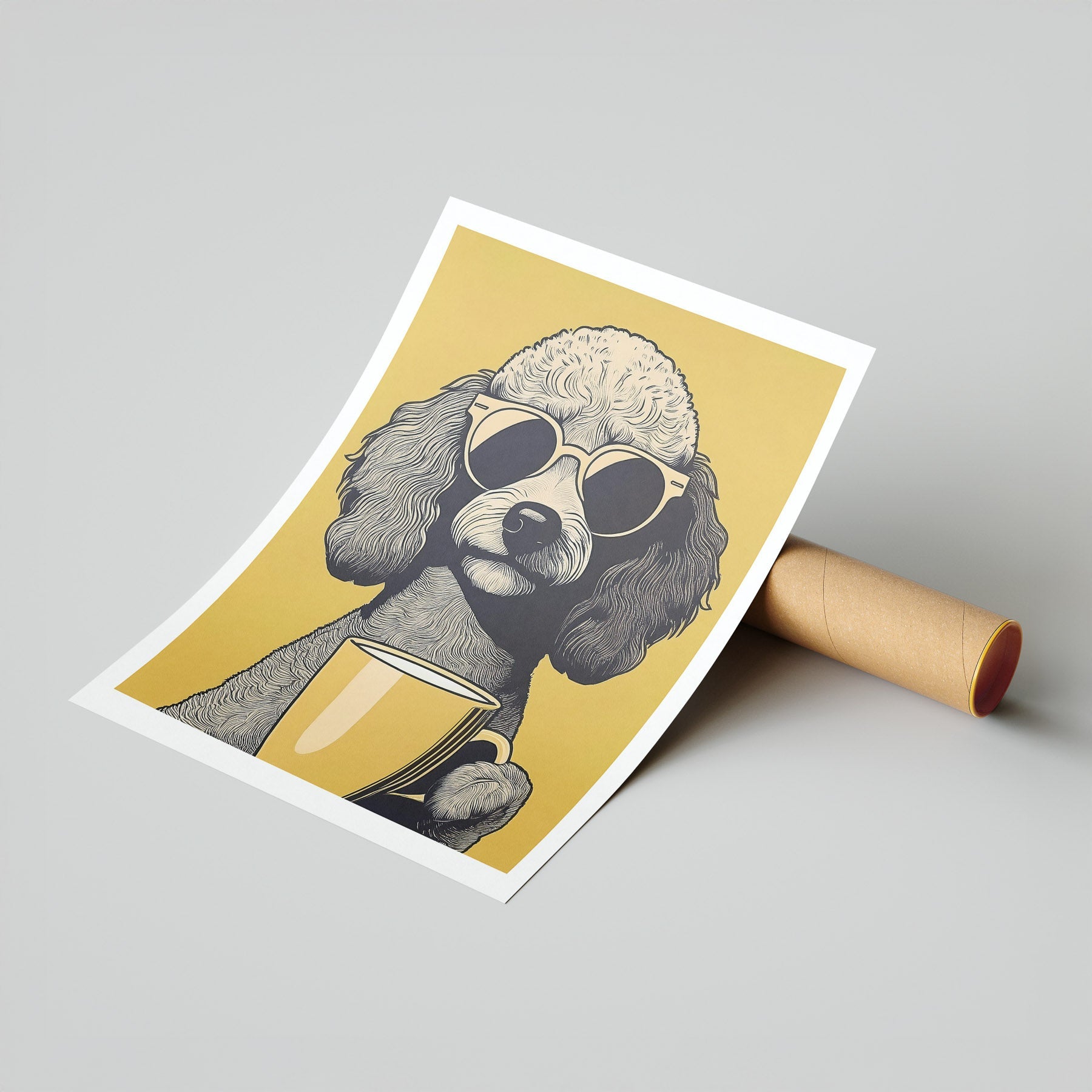 Poodle Chillin Coffee Dog image 7