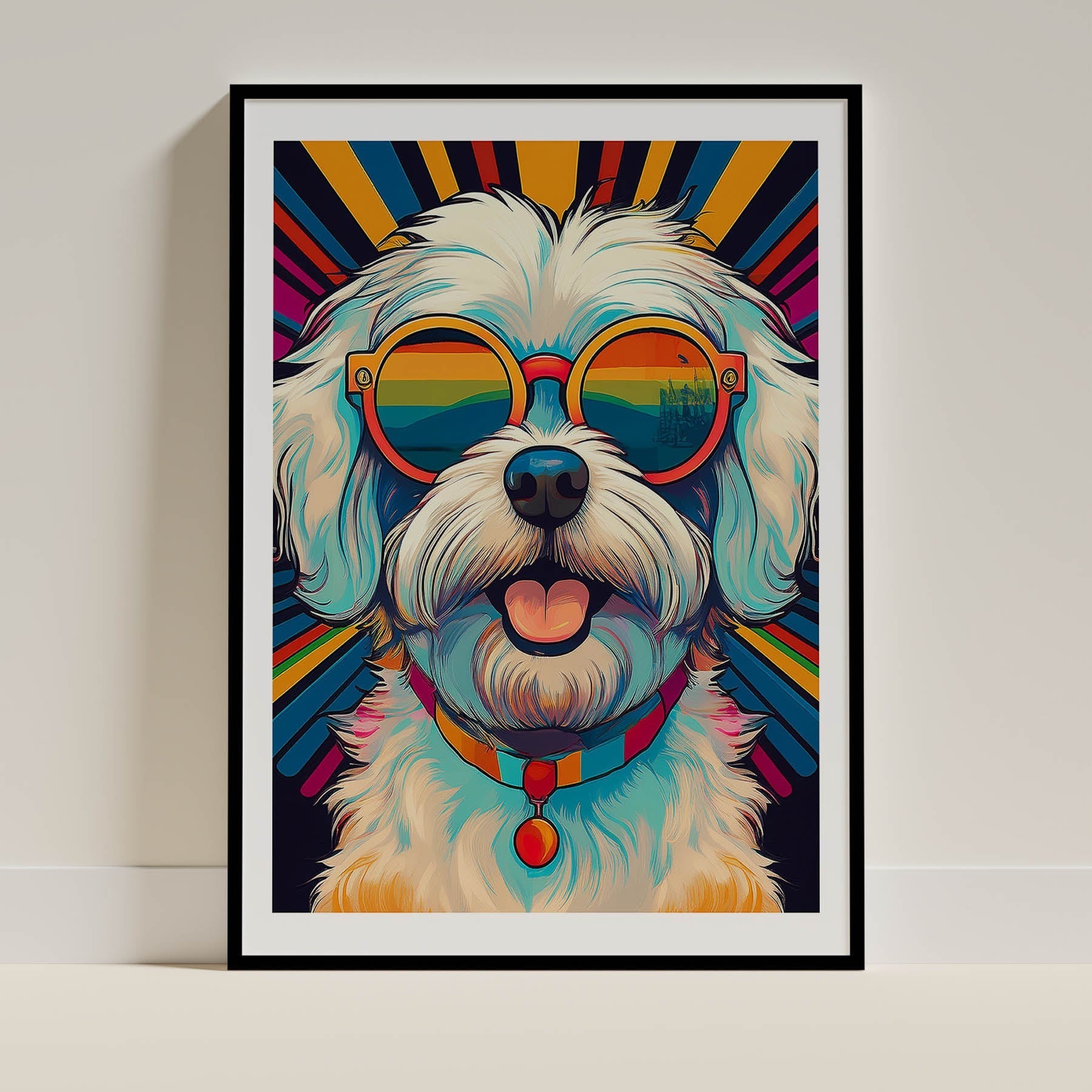 Maltese Dog Art Print Unframed Vol 2 | 7 Unique Designs | Wall Art Gift for Dog Lovers - Image 4 | Dogsy & Co