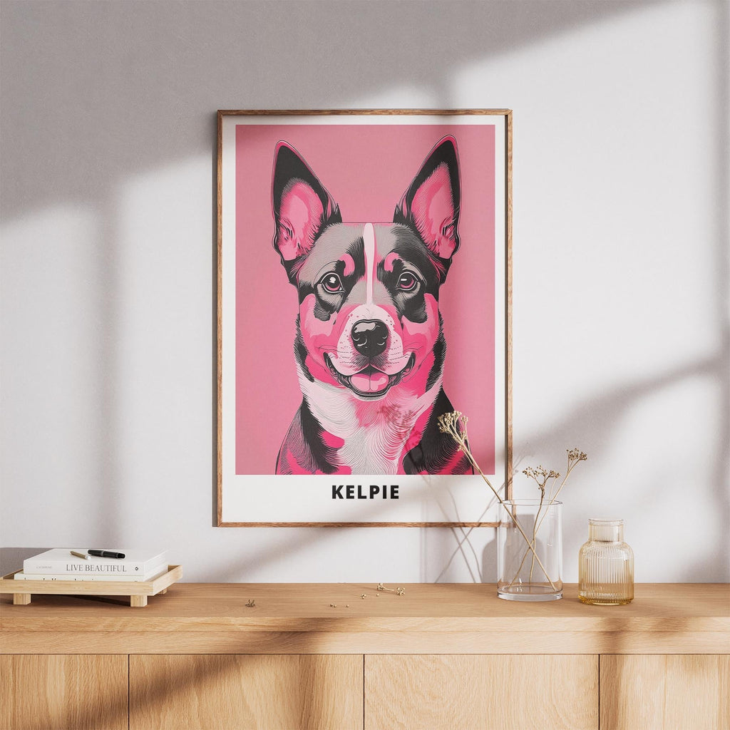 Kelpie Pink and Black Dog Series 1 image 8