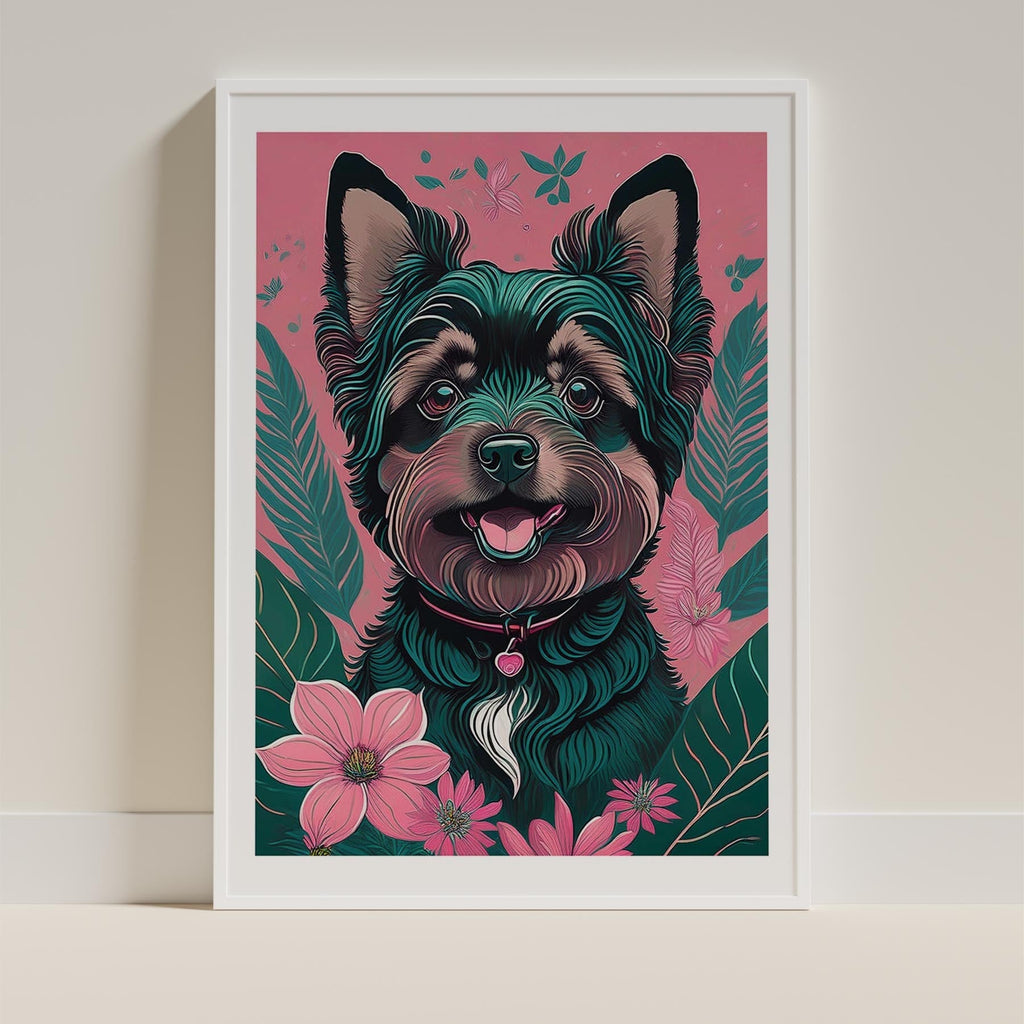 Yorkipoo Flowery Dog image 11