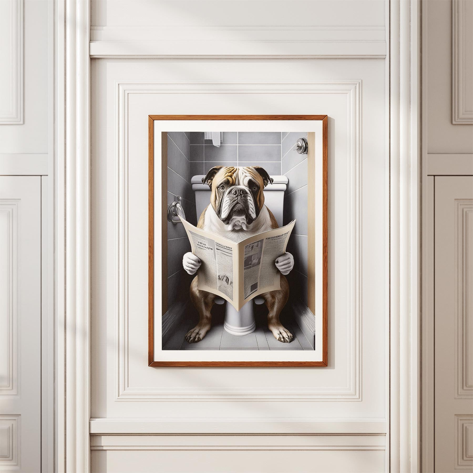 Bulldog Toilet Humour Dog Series 5 image 3