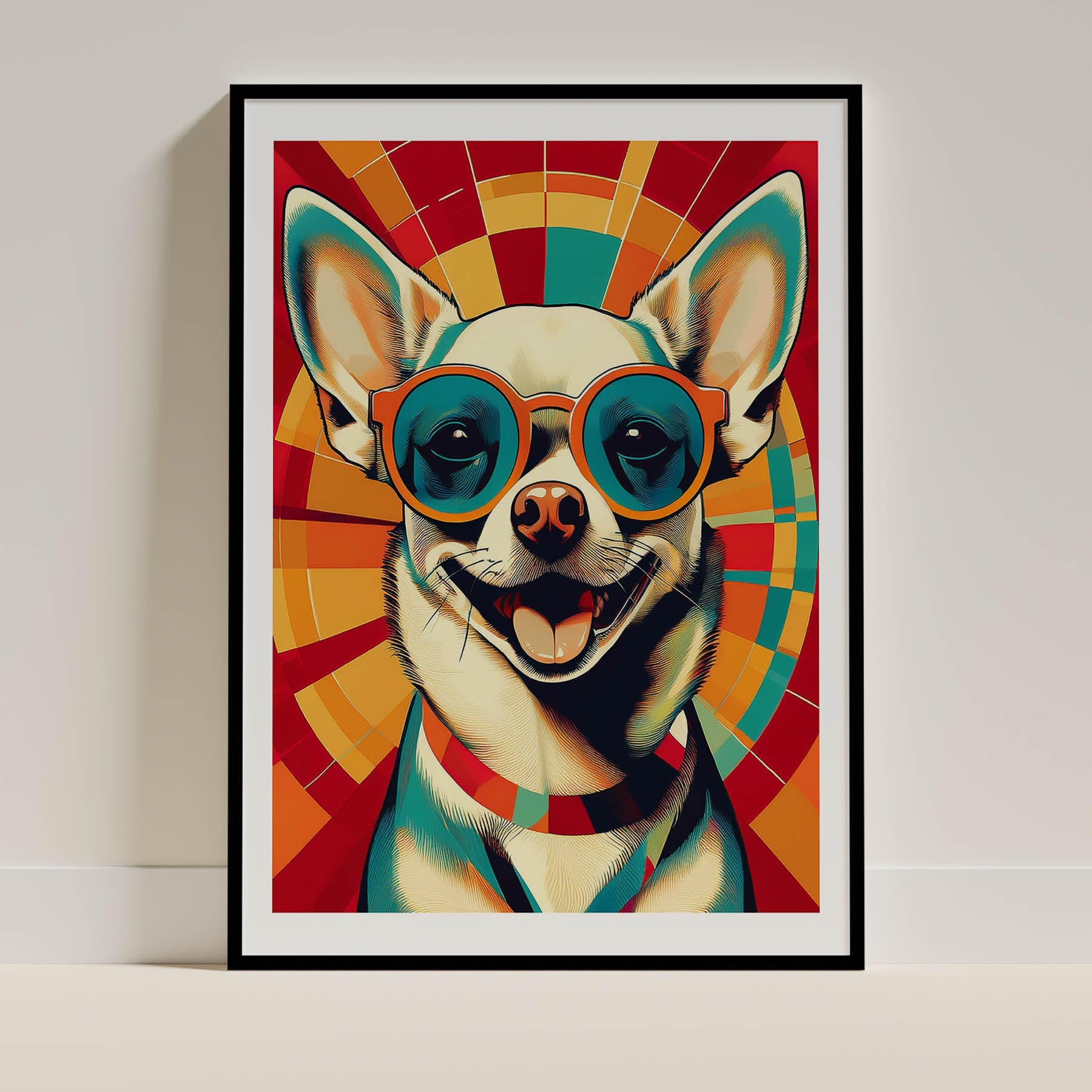 Chihuahua In Colourful Sunnies 1 image 0