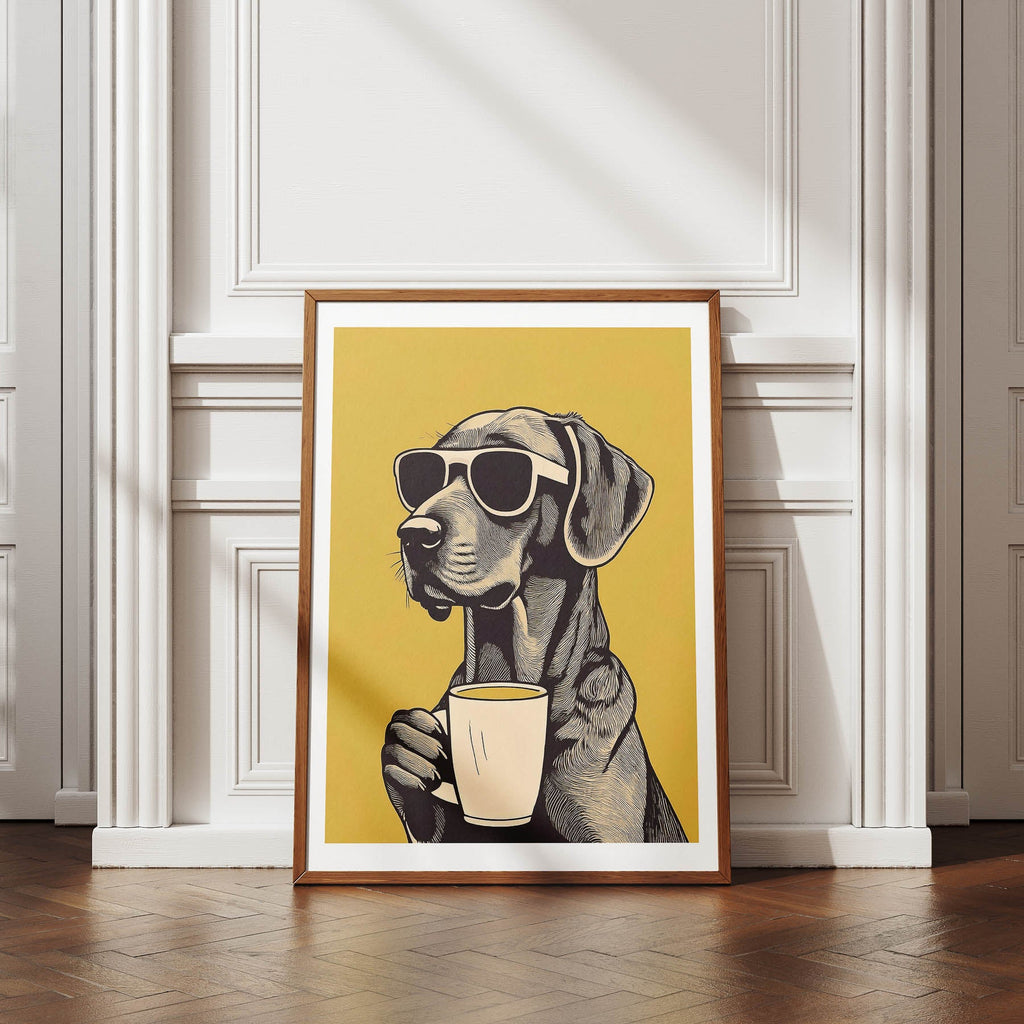 Rhodesian Ridgeback Chillin Coffee Dog image 4
