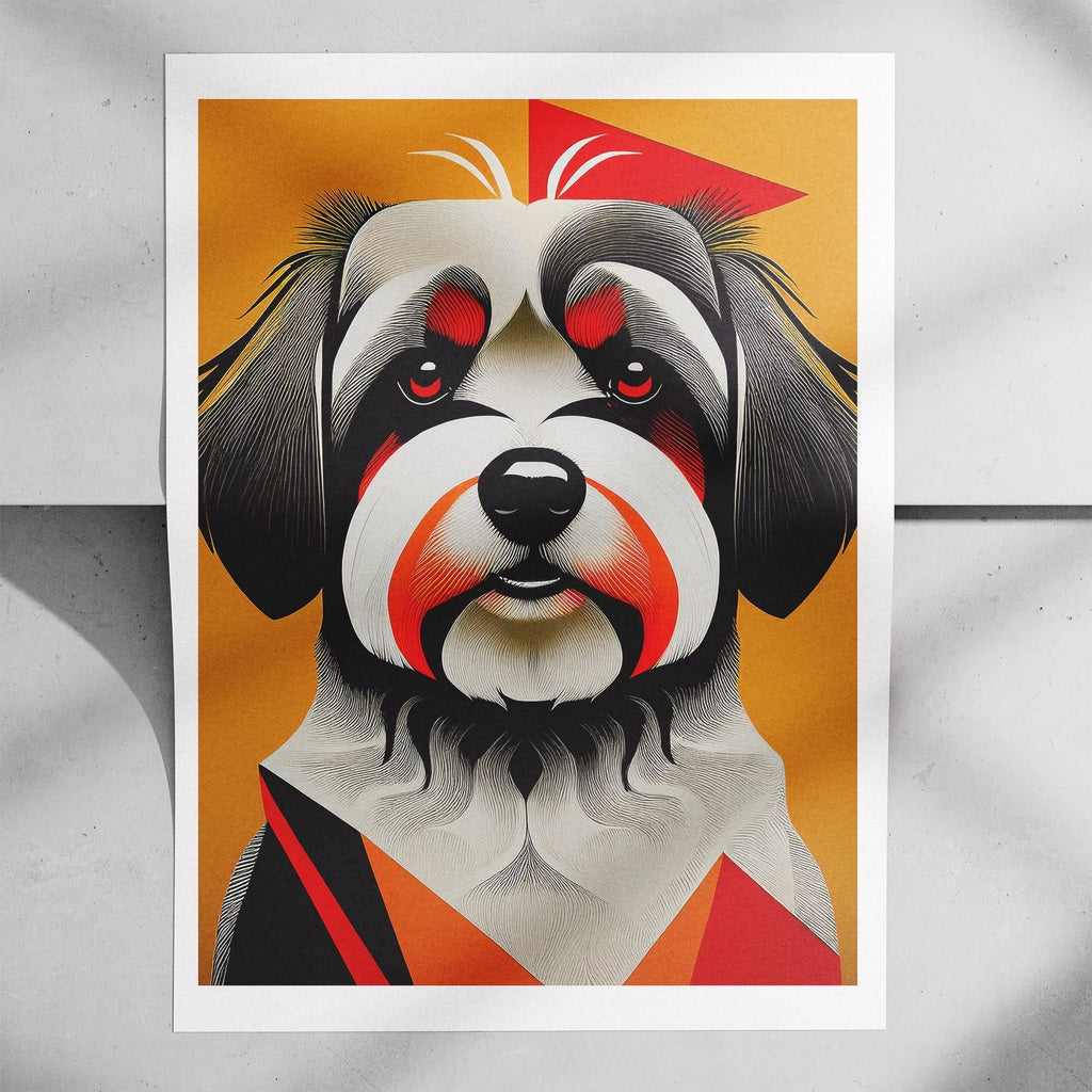 Havanese Geometric Orange Series image 7