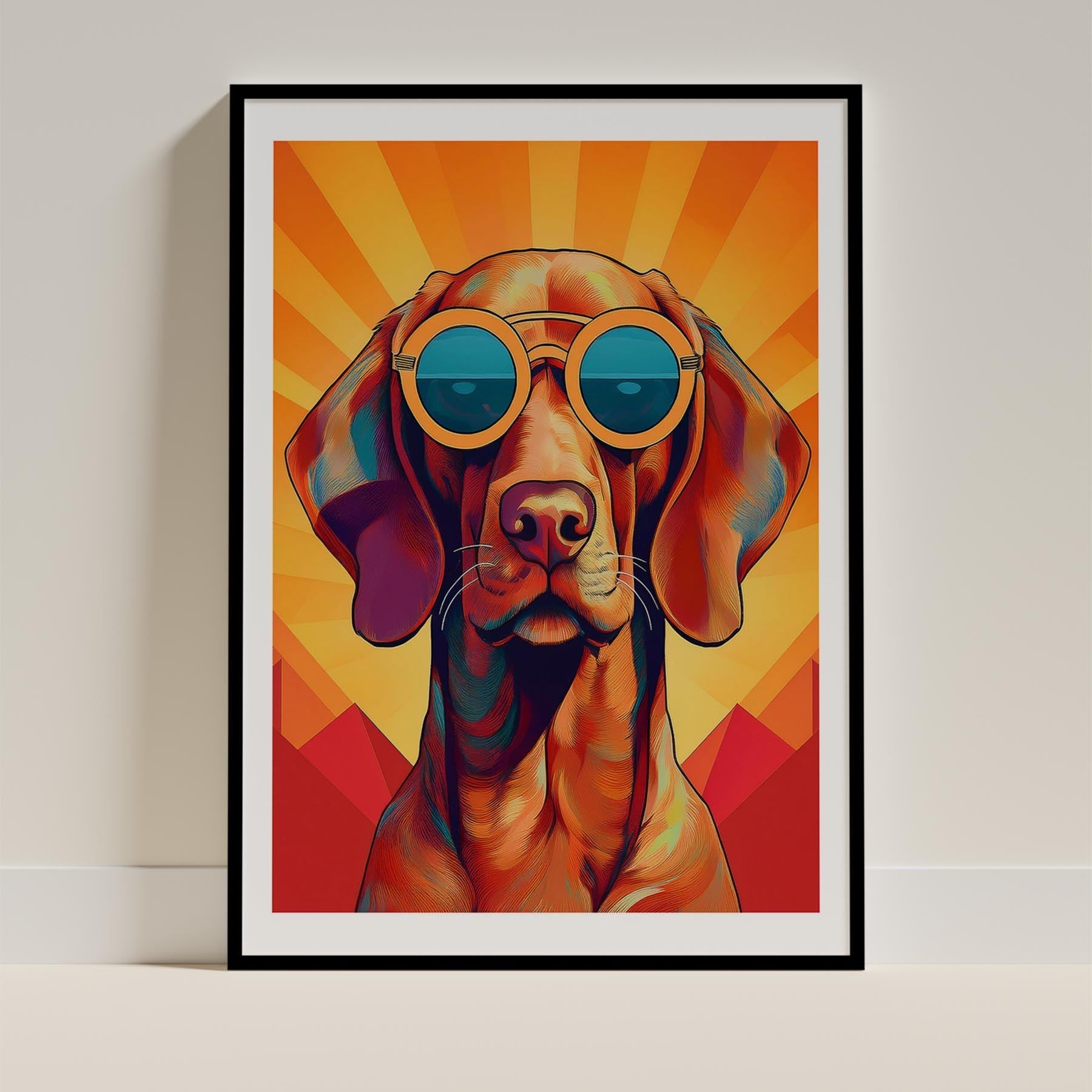 Vizsla In Colourful Sunnies 1 image 11