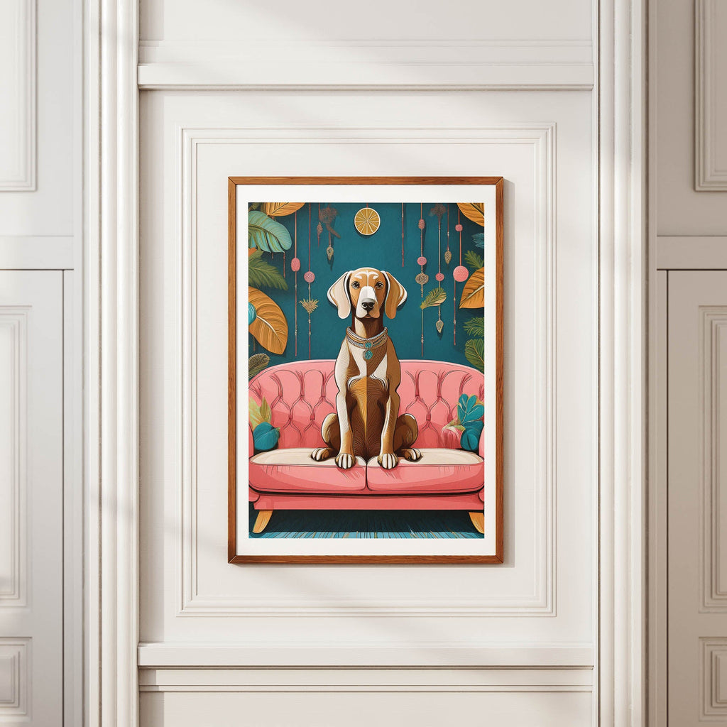 Weimaraner  Just Lounging Around image 2