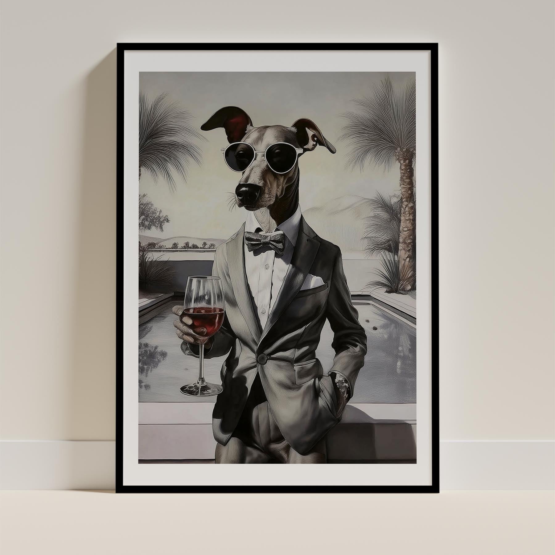 Greyhound Dog Art Print Unframed Vol 1 | 11 Unique Designs | Wall Art Gift for Dog Lovers - Image 5 | Dogsy & Co