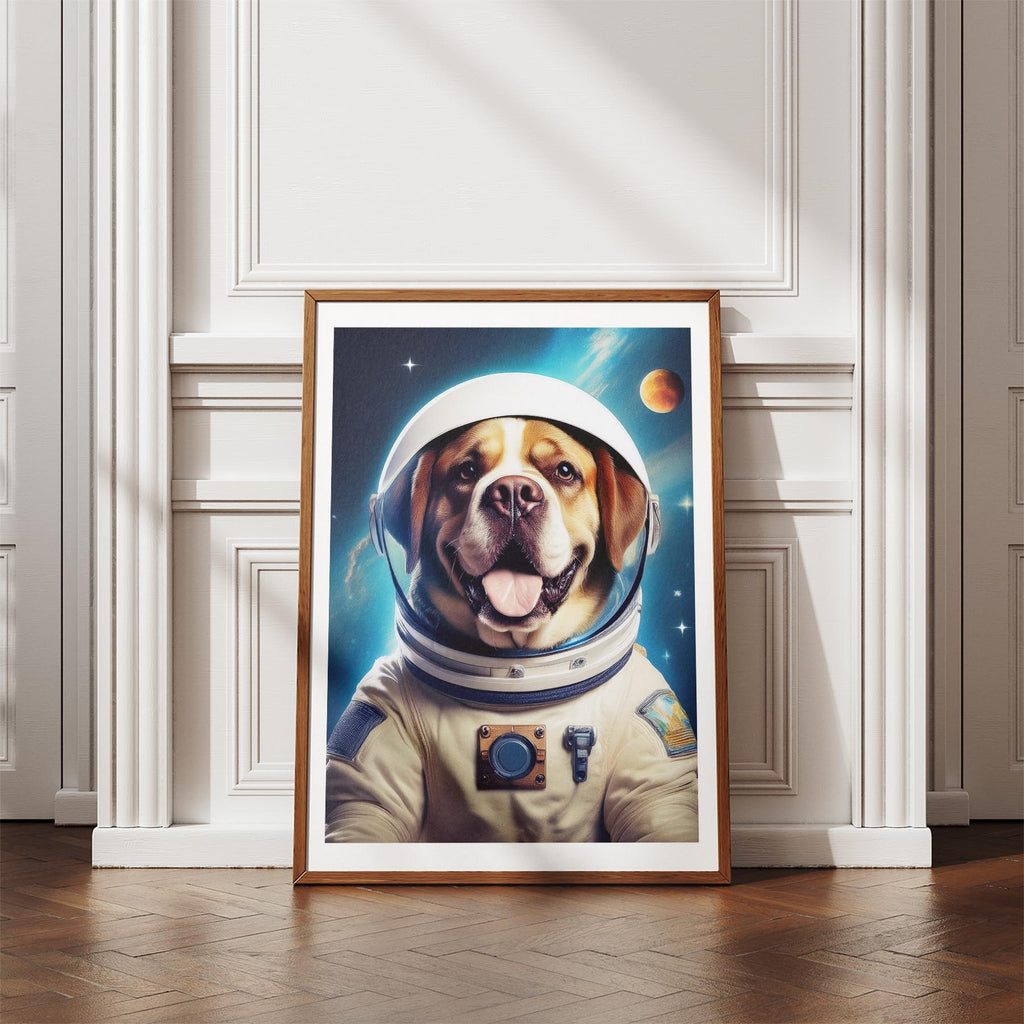 Saint Bernard Astronaut Dog Series image 4