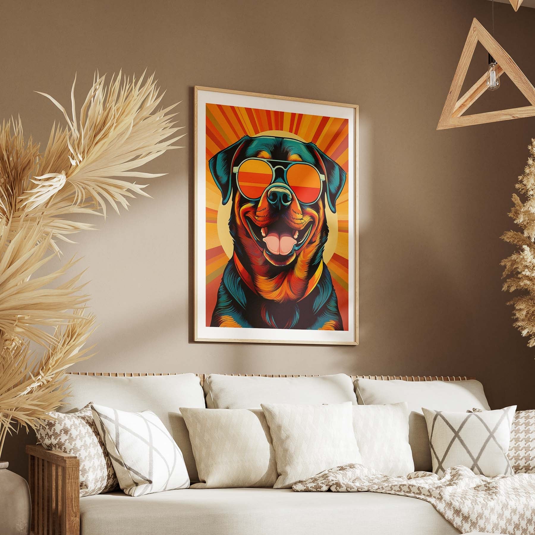 Rottweiler In Colourful Sunnies 2 image 5