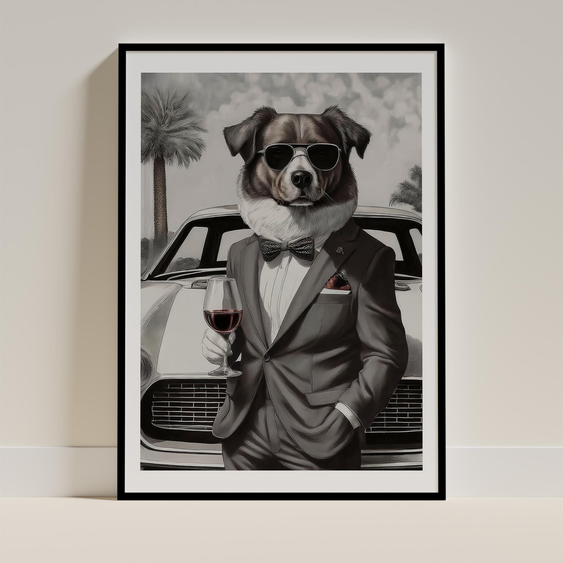 Australian Shepherd Dog Art Print Unframed Vol 1 | 11 Unique Designs | Wall Art Gift for Dog Lovers - Image 6 | Dogsy & Co