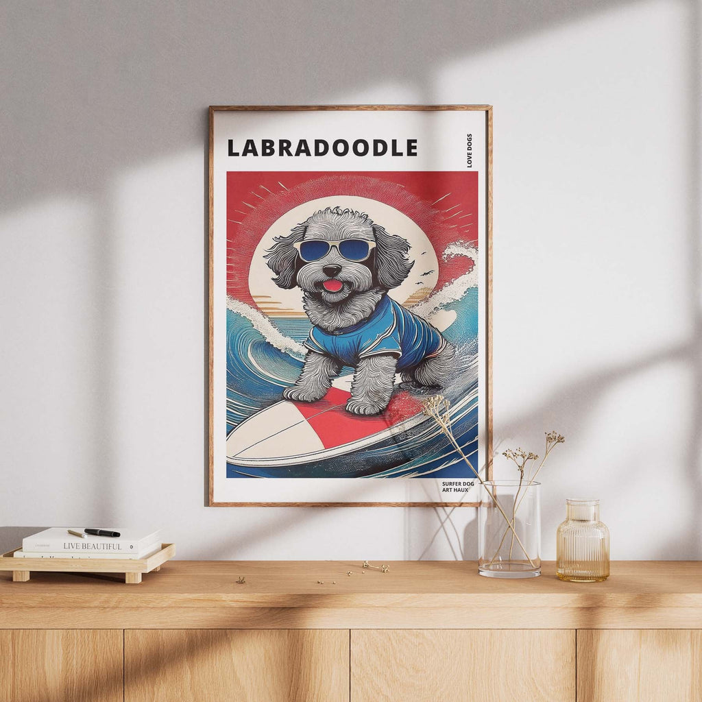 Labradoodle Hokosai Surfer Dogs 1 image 8