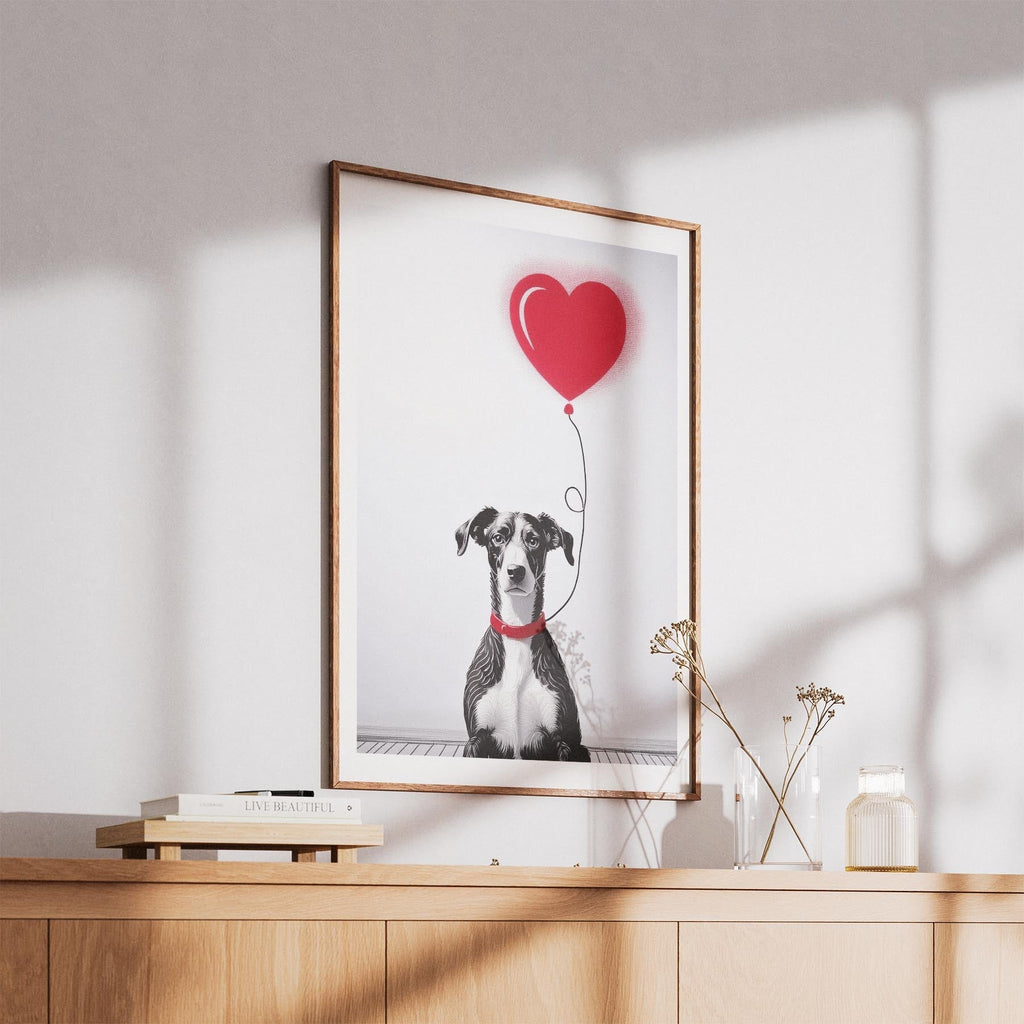 Whippet DOGSY Series inspired by the Art of Banksy image 5