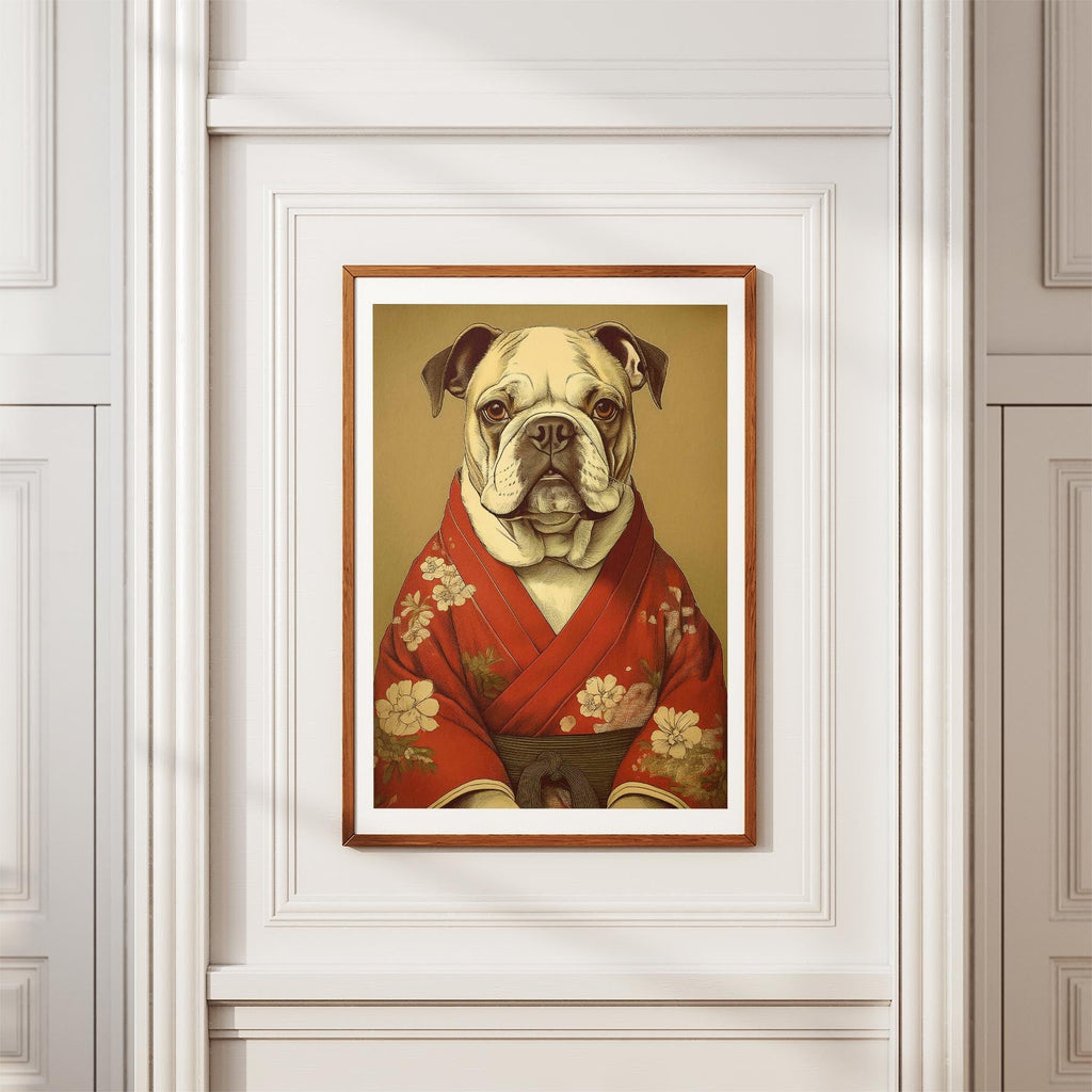 Bulldog Japanse Kimono Dog Series image 3