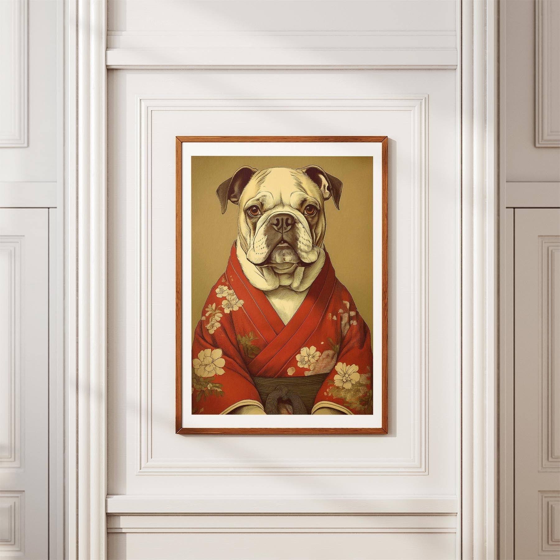 Bulldog Japanse Kimono Dog Series image 3