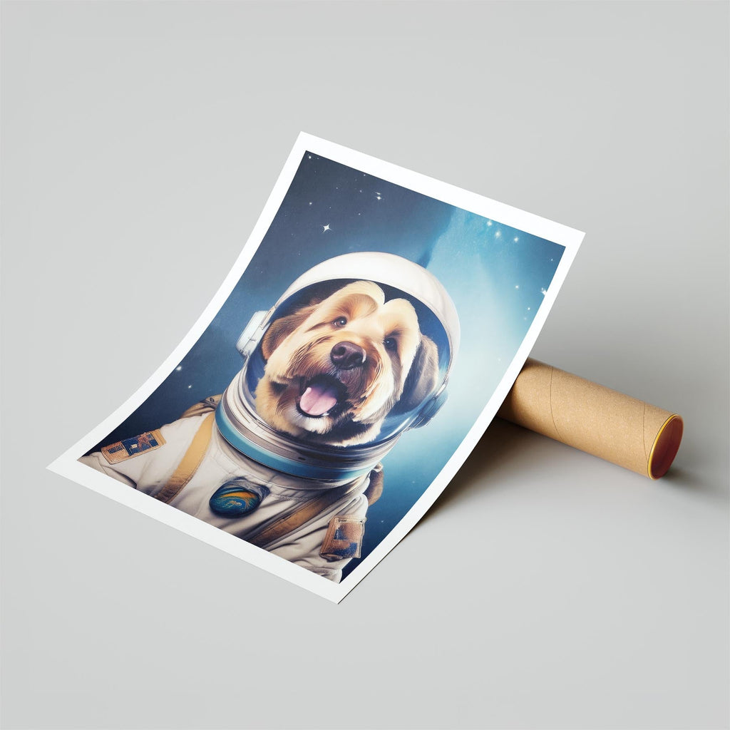 Old English Sheepdog Astronaut Dog Series image 6