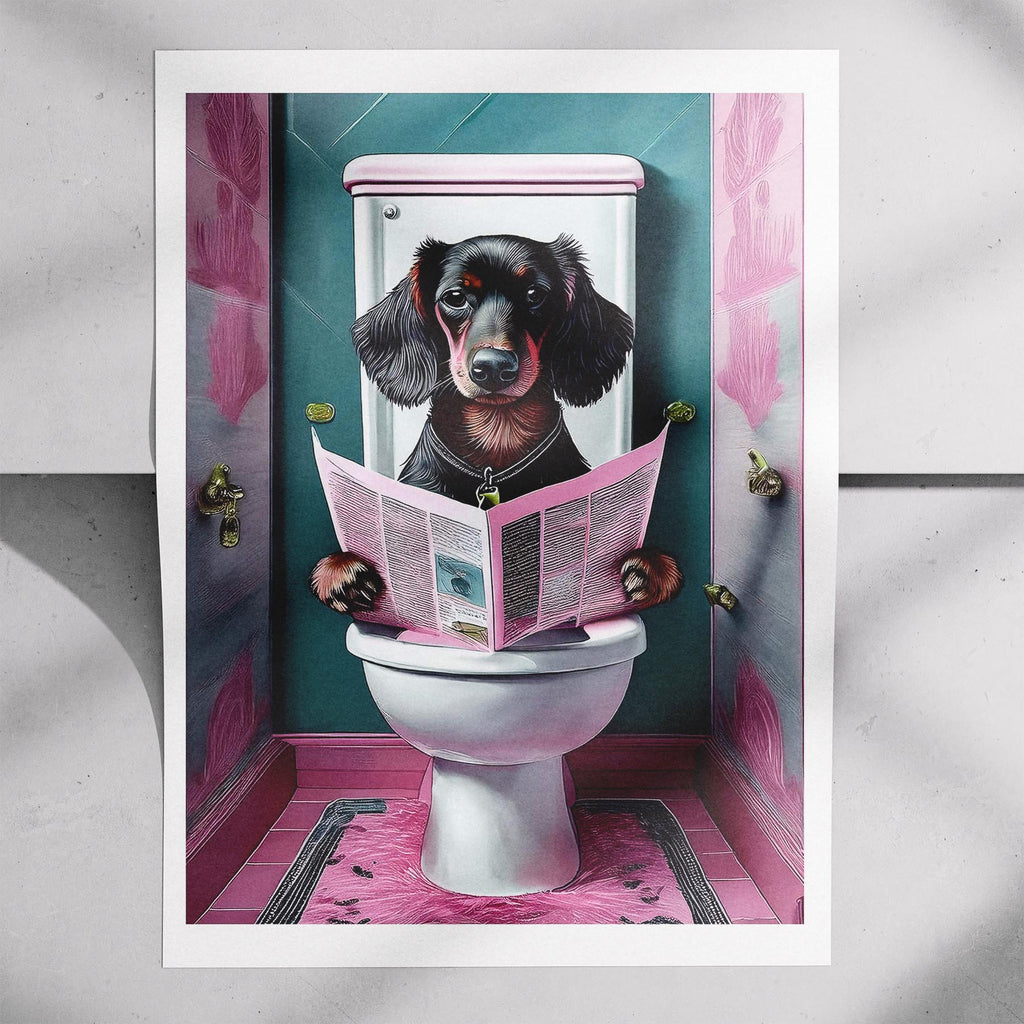 Dachshund Toilet Humour Dog Series 3 image 7