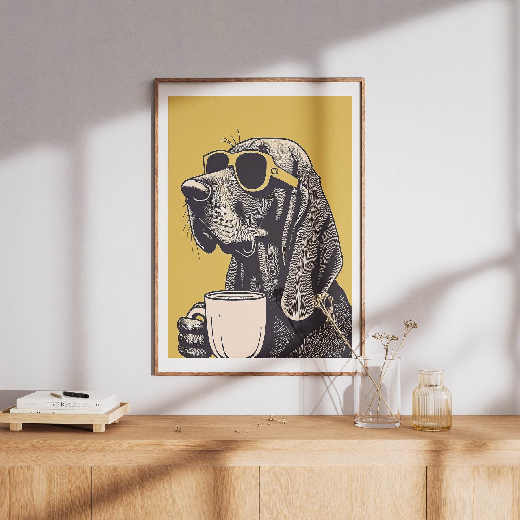 Bloodhound Chillin Coffee Dog image 8