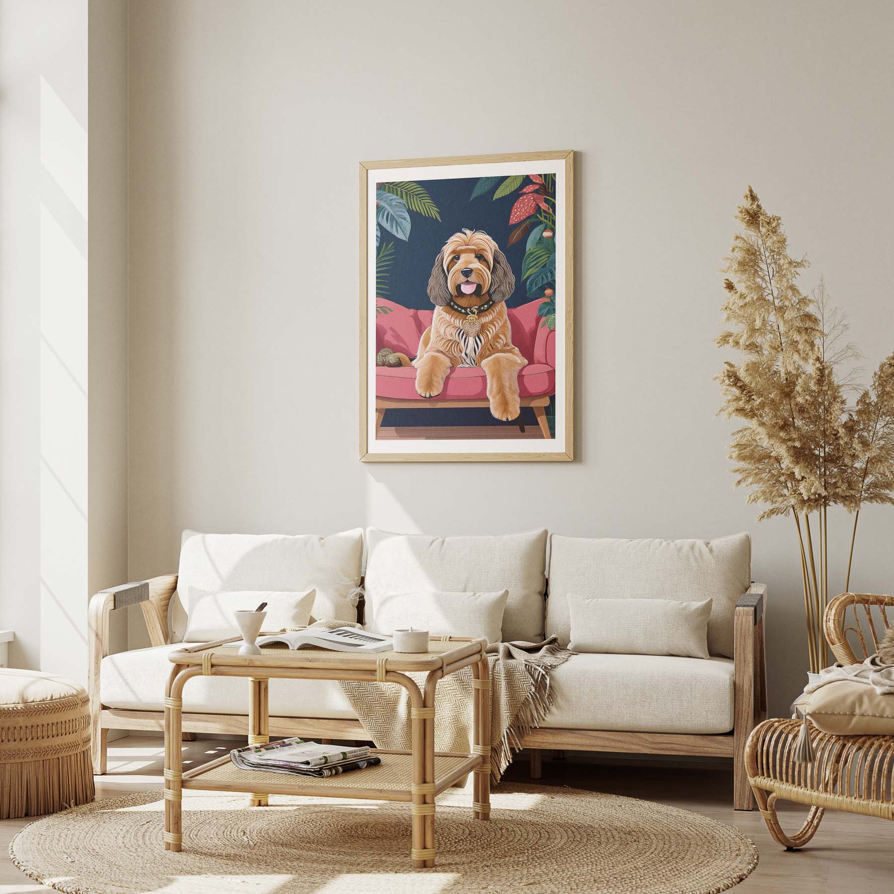 Cavoodle Just Lounging Around image 1