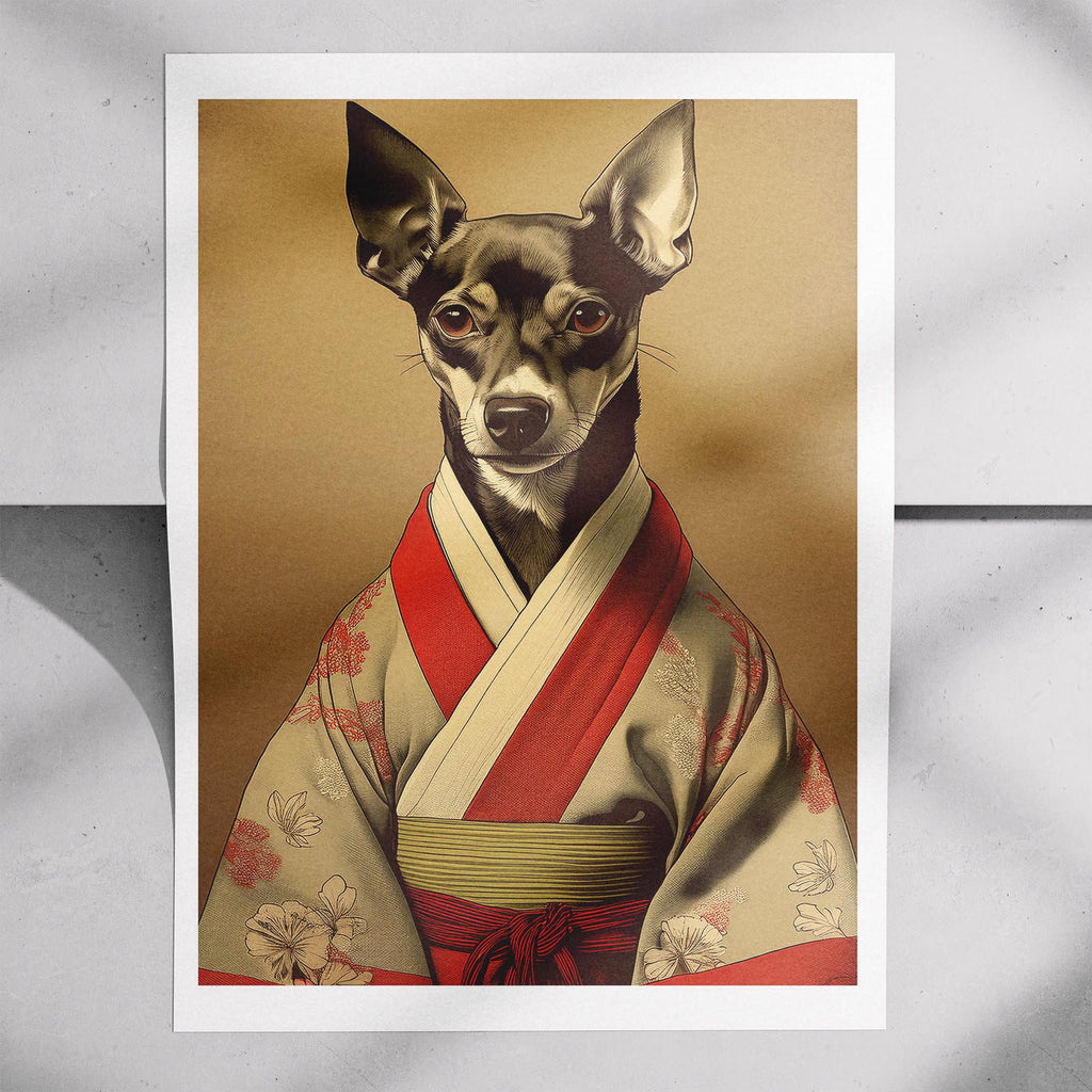 Miniature Pinscher Japanse Kimono Dog Series image 7