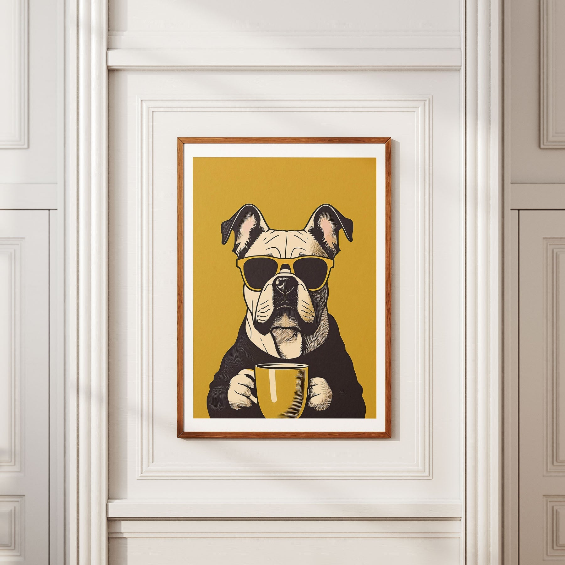Bulldog 2 Chillin Coffee Dog image 2