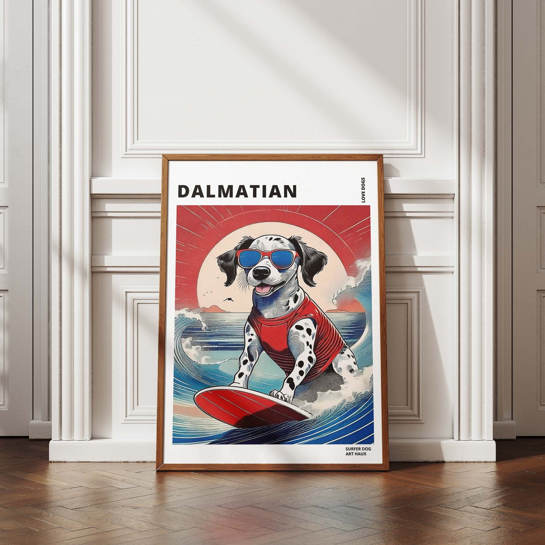 Dalmatian Hokosai Surfer Dogs 1 image 4