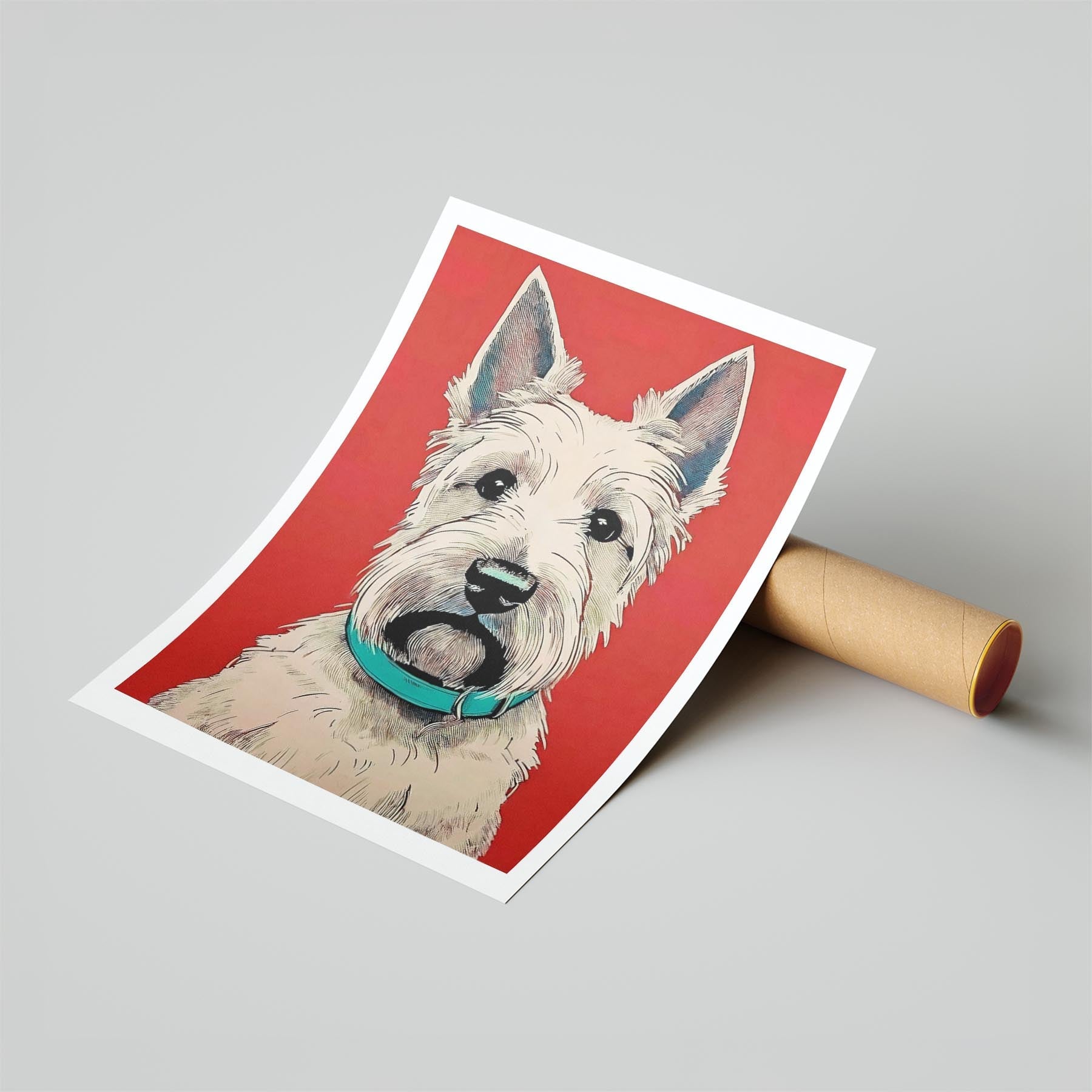 Scottish Terrier Red Dog Series image 6