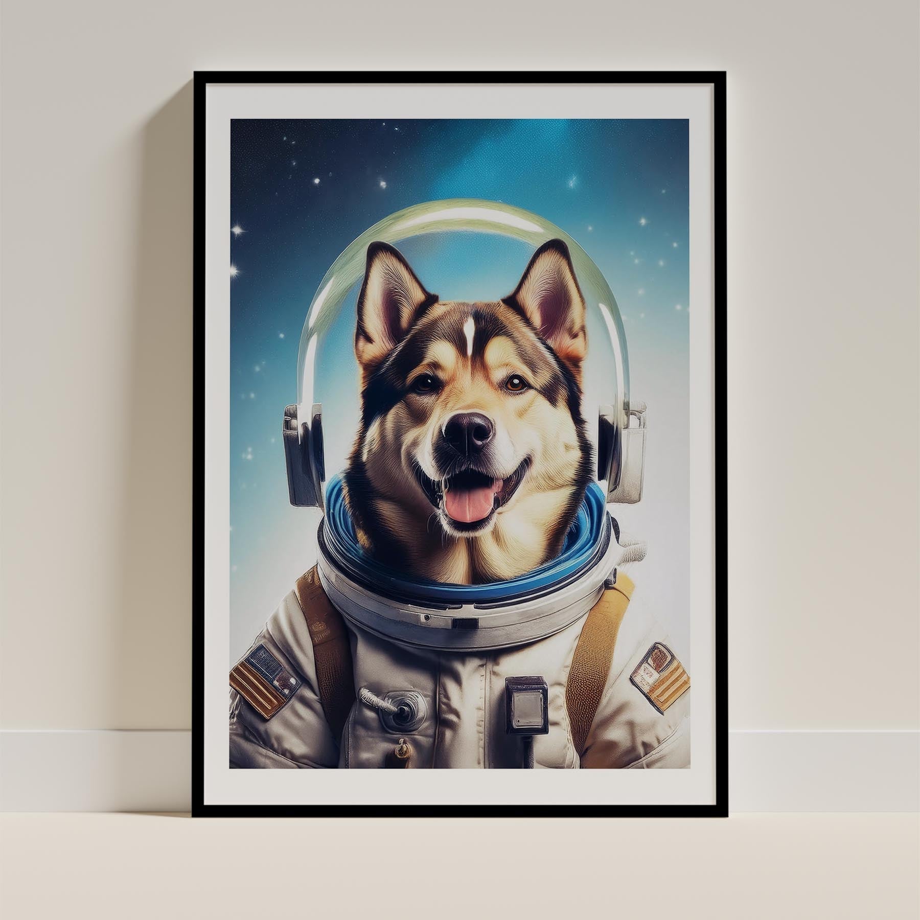 Alaskan Malamute Astronaut Dog Series image 11