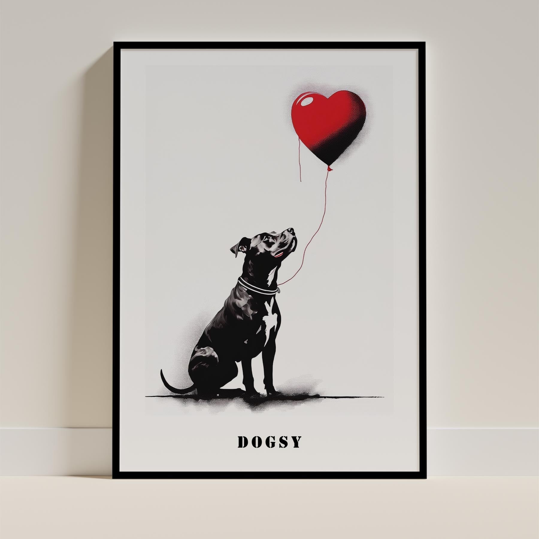 Pit Bull Dog Art Print Unframed | 7 Unique Designs | Wall Art Gift for Dog Lovers - Image 5 | Dogsy & Co