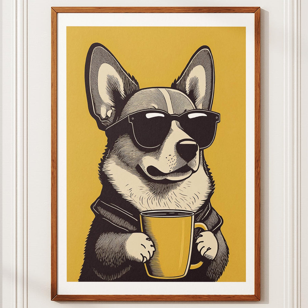 Corgi Chillin Coffee Dog image 10