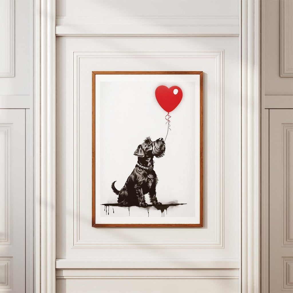 Schnauzer DOGSY Series inspired by the Art of Banksy image 3