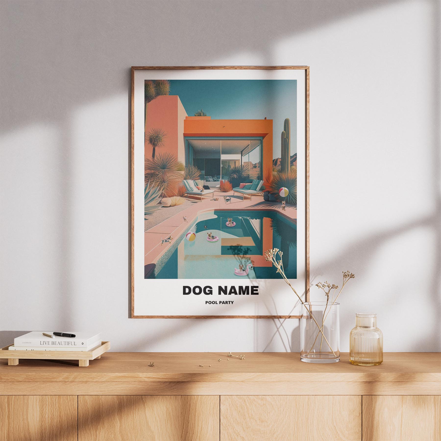 Yorkshire Terrier Custom Pool Party WITH TEXT image 8