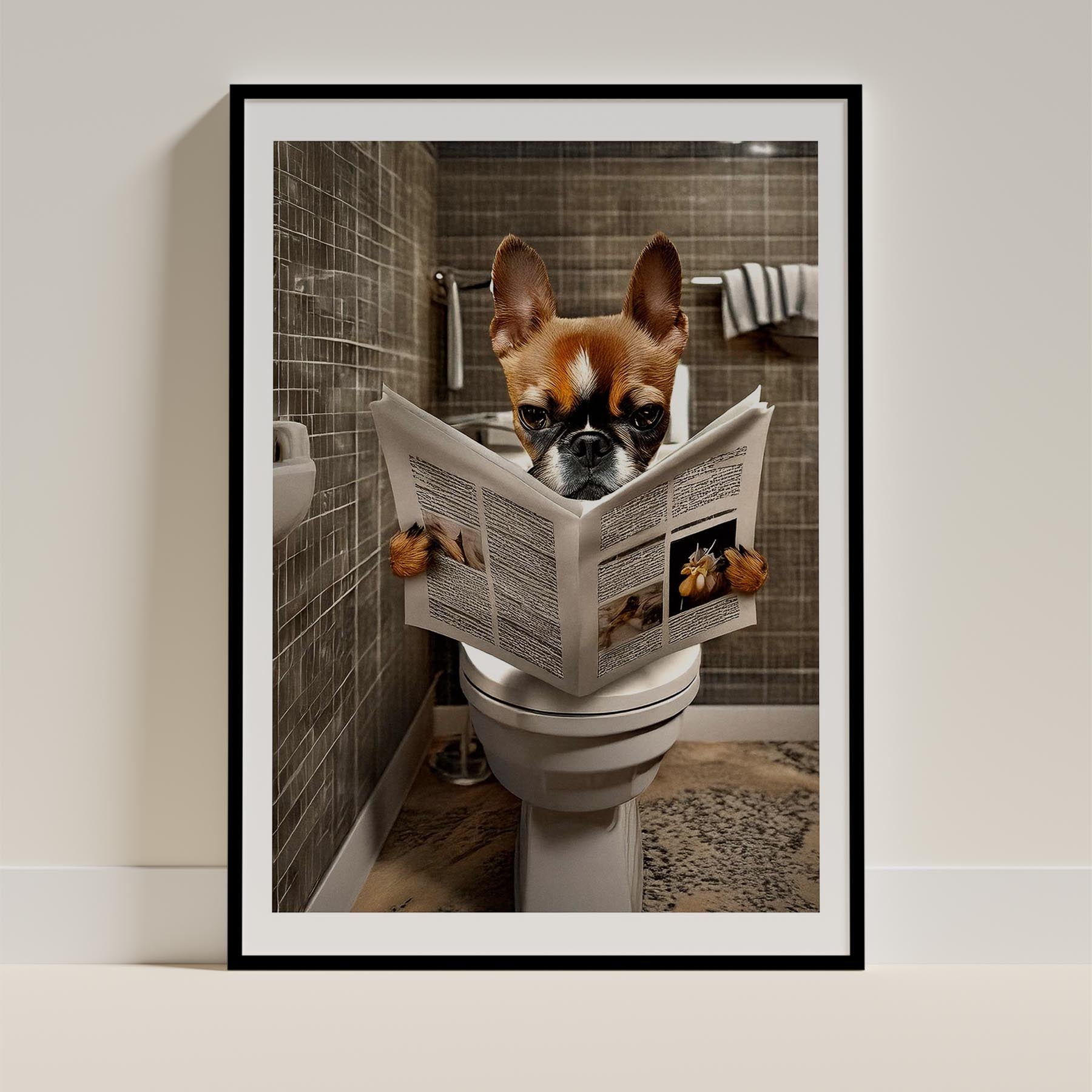 Boston Terrier Toilet Humour Dog Series 2 image 0
