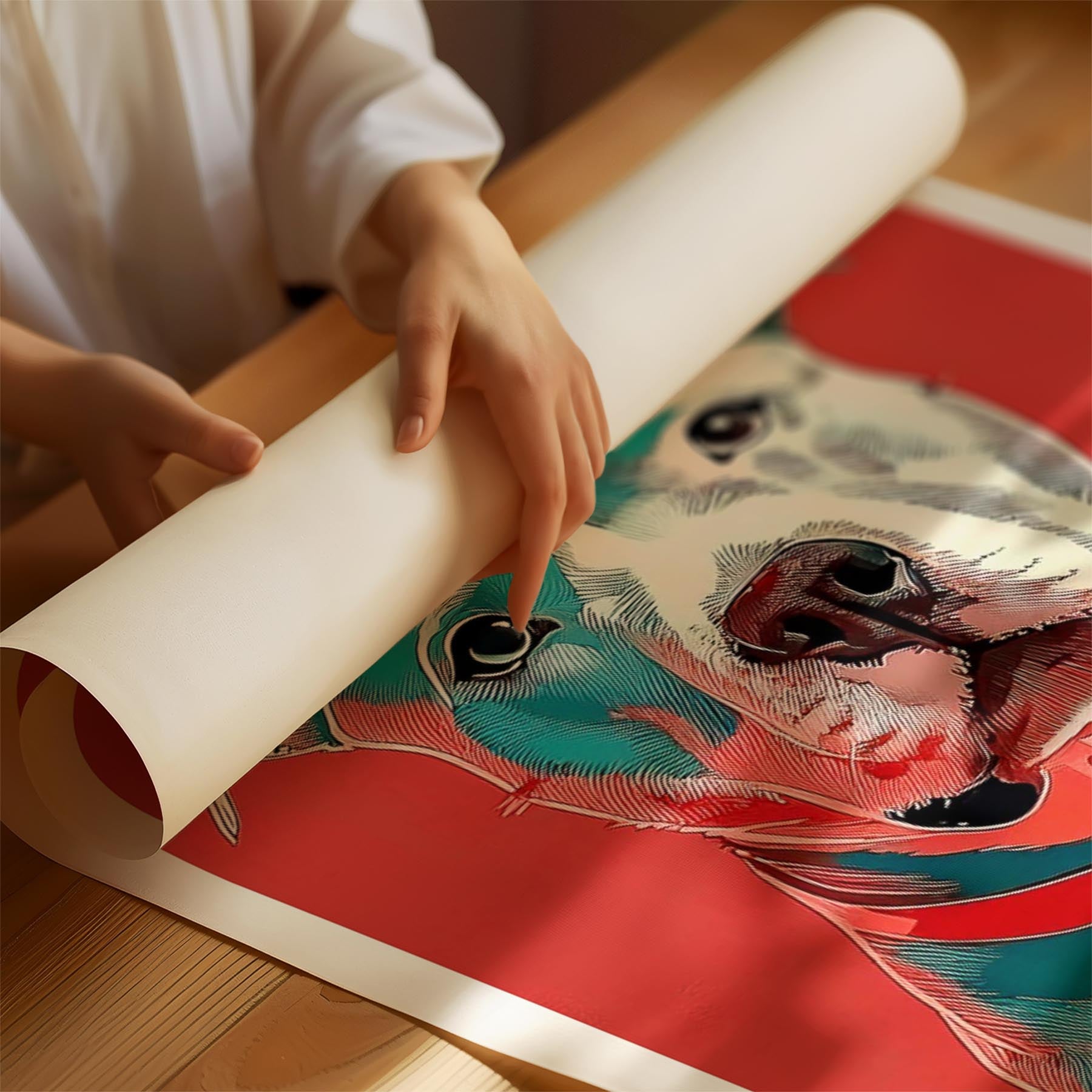 Staffordshire Bull Terrier Red Dog Series image 1