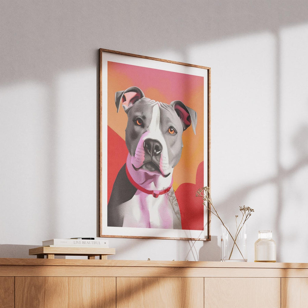 American Staffordshire Terrier Modern Pop Dog Series image 5