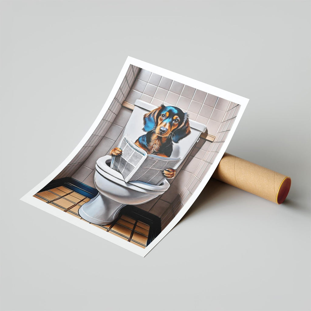 Dachshund Toilet Humour Dog Series 4 image 6