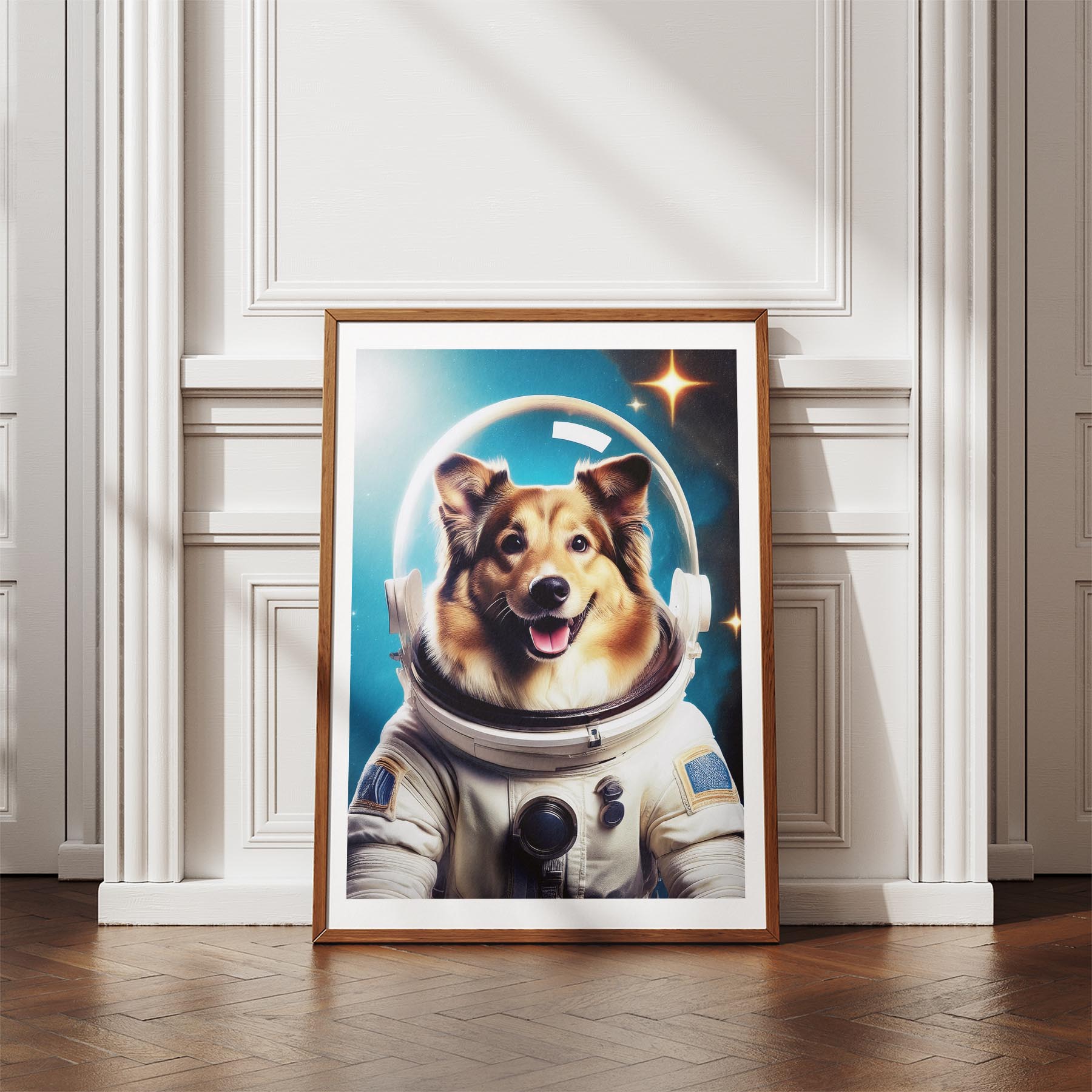 Shetland Sheepdog Astronaut Dog Series image 4