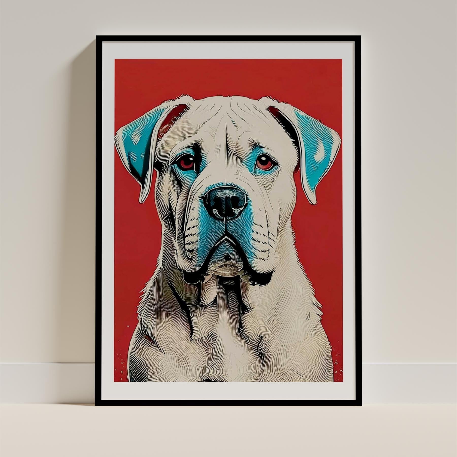 Dogue De Bordeaux Dog Art Print Unframed Vol 1 | 11 Unique Designs | Wall Art Gift for Dog Lovers - Image 2 | Dogsy & Co