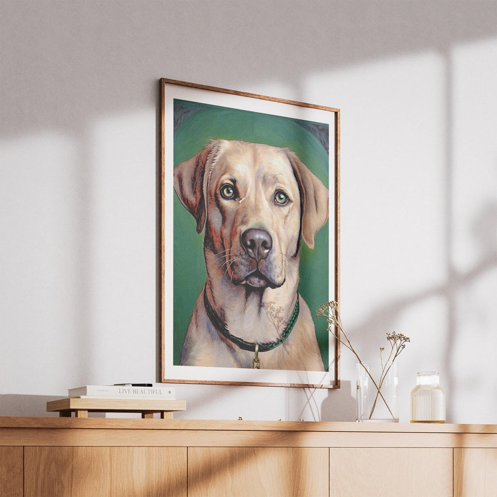 Labrador Retriever Green Painted Series image 5