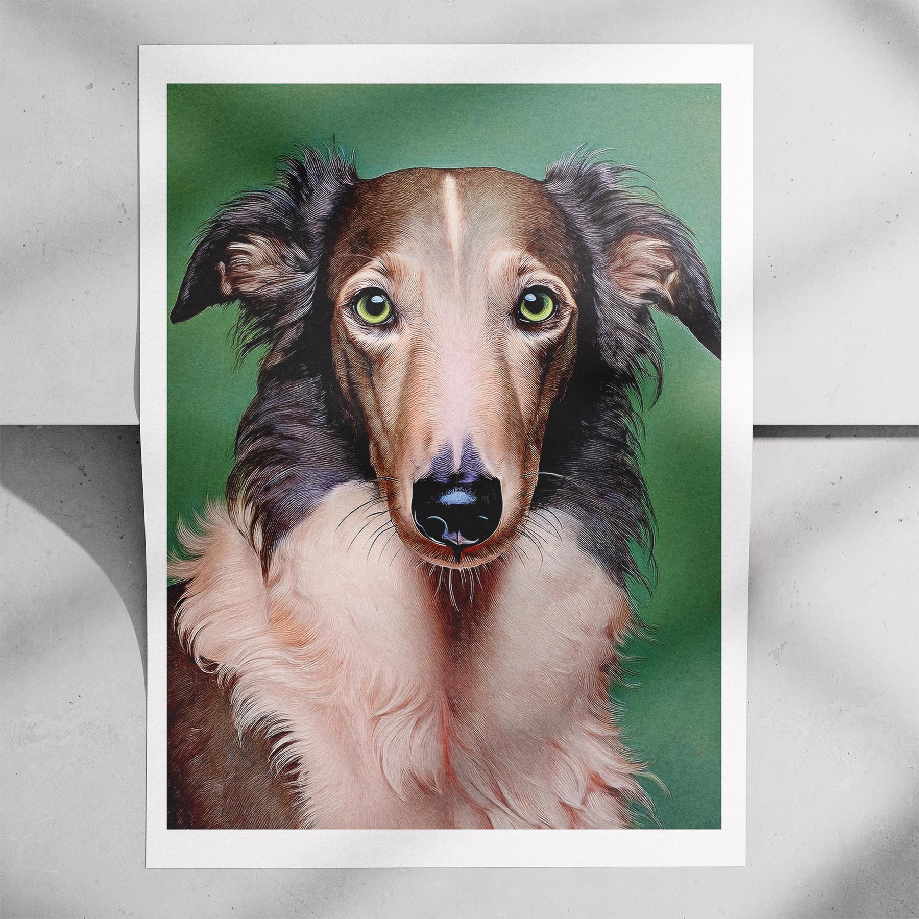Borzoi Green Painted Series image 7