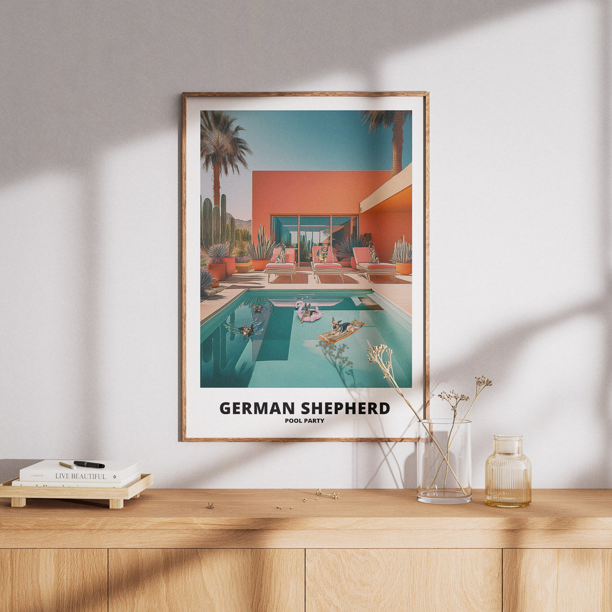 German Shepherd Pool Party image 8