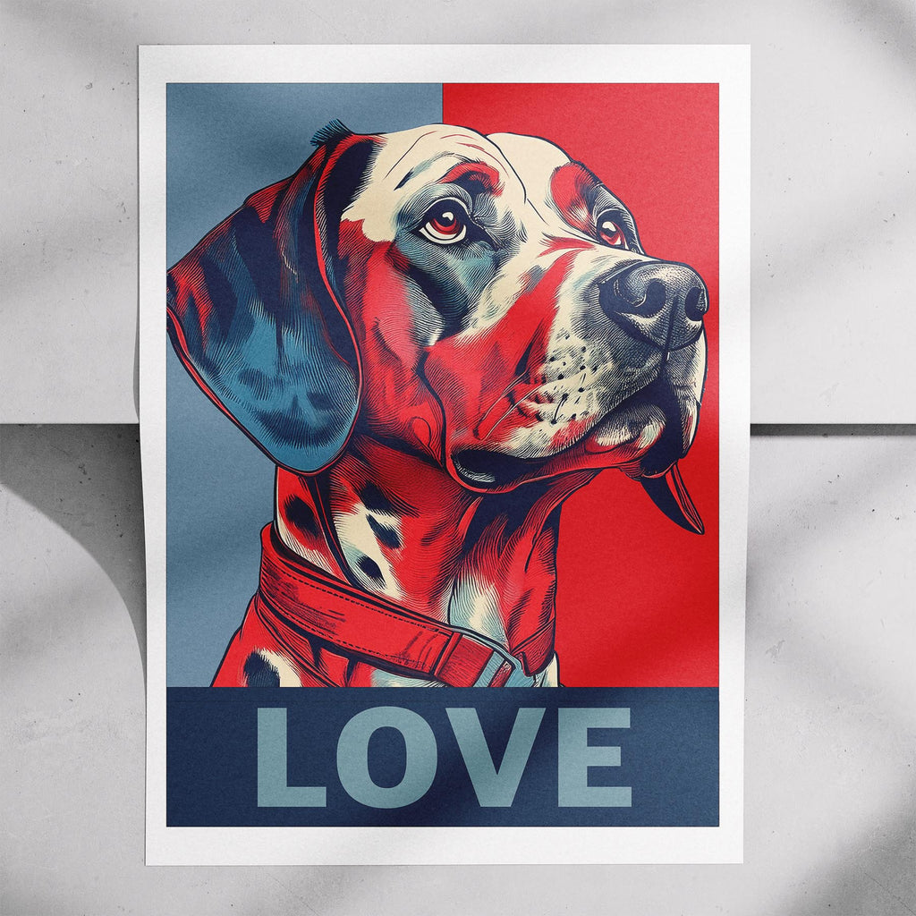 Dalmatian LOVE Series Inspired by the Obama Poster image 7